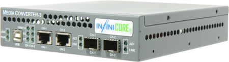 MC-3 media converter front view