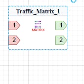 Matrix component shown with a compact body